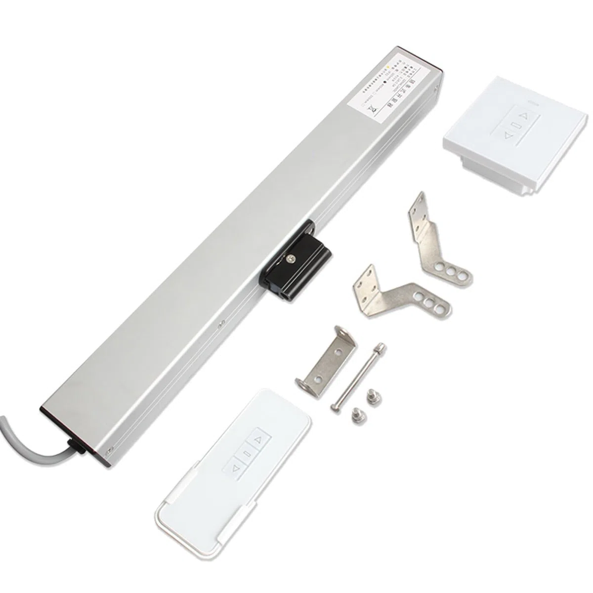 Actuador eléctrico de 24 V, carrera de 300-1000 mm, IP32 impermeable, carga 400N, mecanismo de cadena motorizado para tragaluces y rejillas de ventilación de techo, automatización del hogar