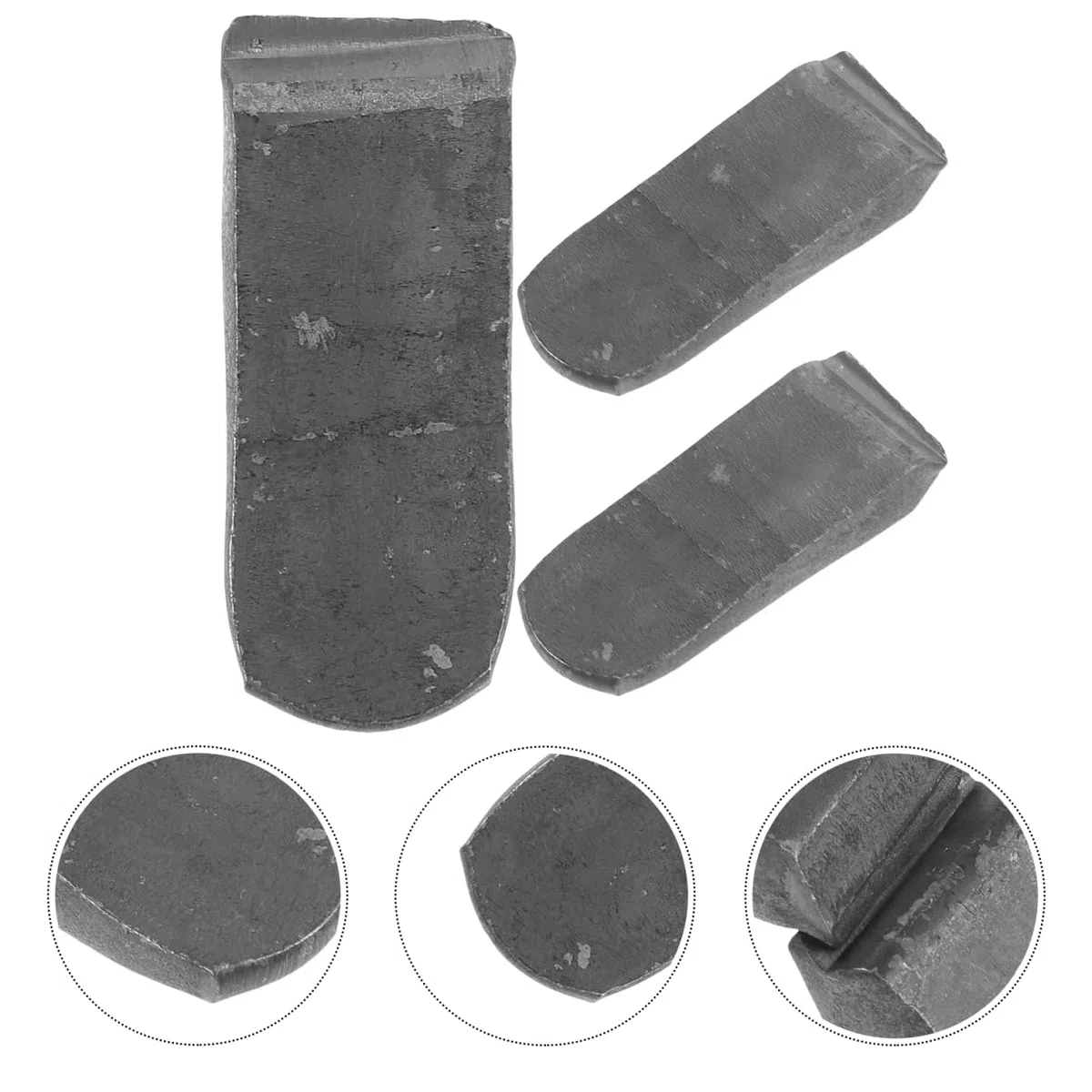 Operitacx 3 Piezas Cuñas Fija Hierro Para Mango De Martillo Para Nivelar, Cuñas Pequeñas Para Azada, MetáLicas Para Nivelar Hachas, Cortar Madera, Reparar Muebles Y Reforzar Herramientas Azada