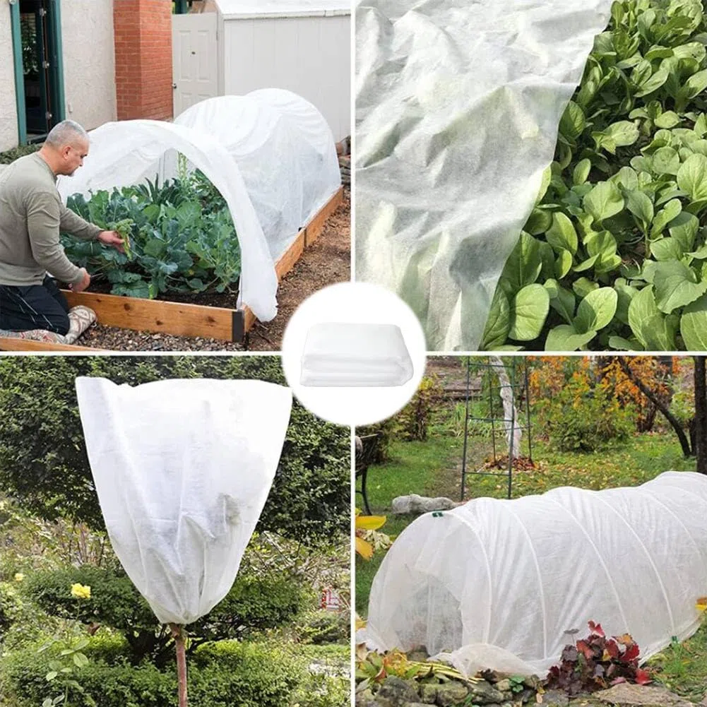 AISHOW Manta Termica Plantas 3m x 9m Cubierta Antiheladas de Plantas 30g/m² Vellón de Jardín Paño Anticongelante Cubierta de Protección para Plantas Cubrir Plantas Invierno | Flies - Fieltro transpirable (30 g/m²)