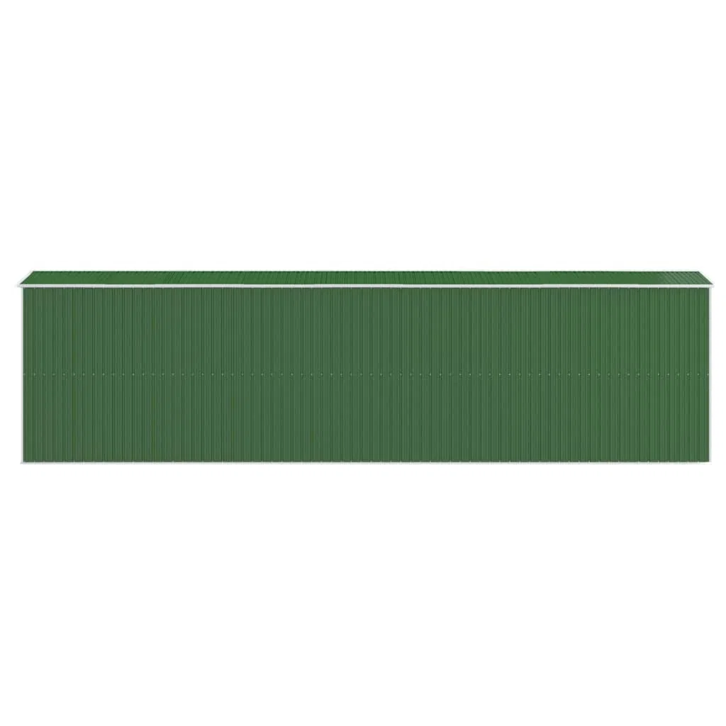 Caseta para electrodomésticos, 192 x 772 x 223 cm, acero galvanizado, color verde