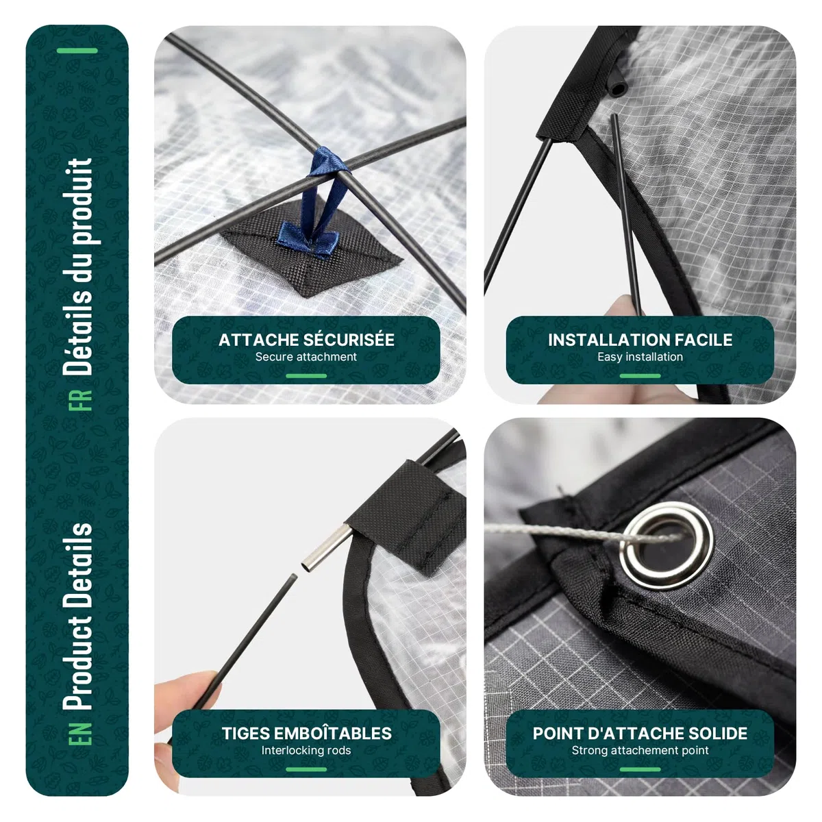 VOUNOT® Espantapájaros Cometa Voladora Cultivos Protector de Aves Halcón Ahuyentador Aves Palomas para Exterior Jardín Patio Granja Huerto Repelente Visual Pájaros con Poste Telesc. 4m y 2 Cometas A&G