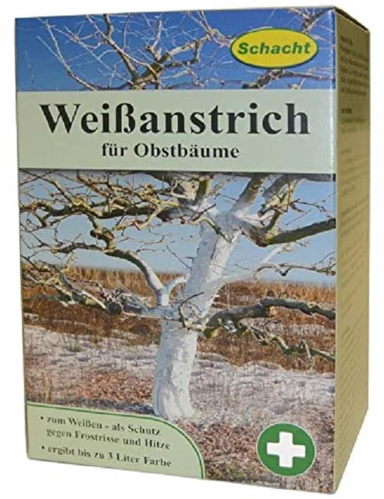 Schacht 1WEIS901 - Pintura Blanca para árboles frutales (1 kg, antiheladas)