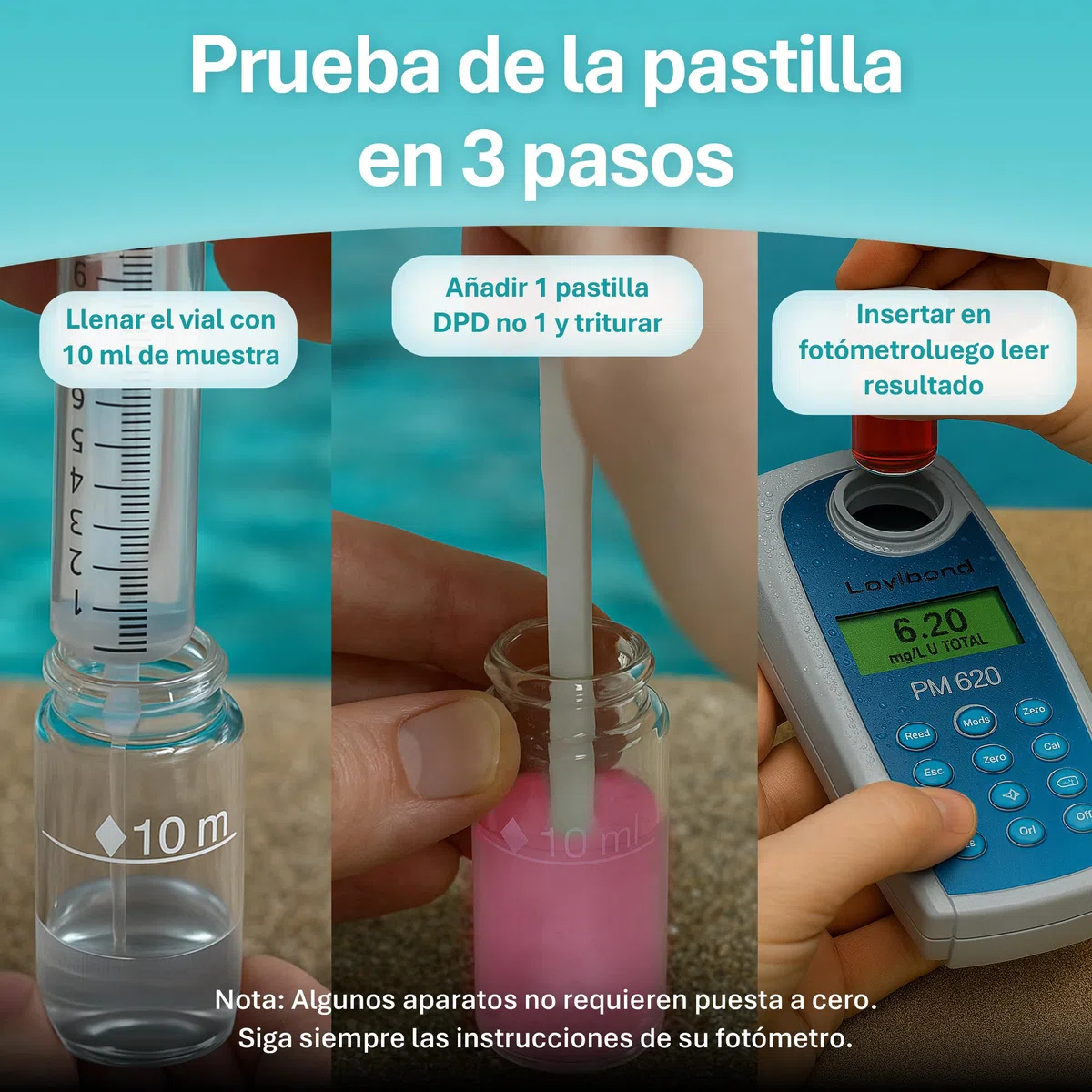 Certikin DPD Nº 1 Reactivo Piscina 250 Tabletas