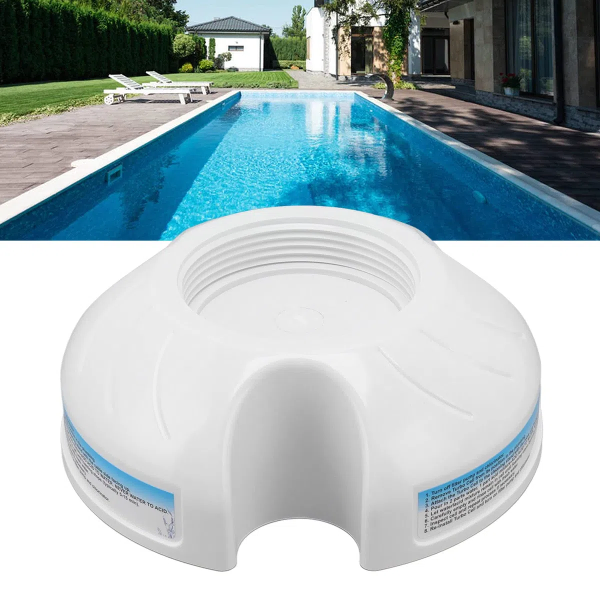 Soporte Limpieza Piscina Reemplazo Compatible Celdas Turbo GLX Cellstand - Filtro Accesorio Mantenimiento Sistemas Filtración