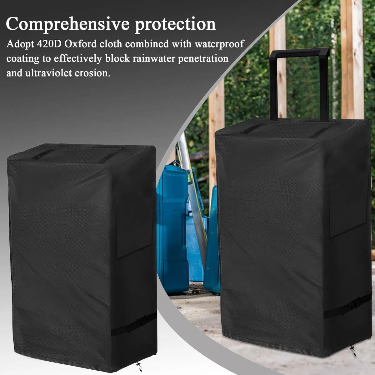 Funda De Caja De Herramientas Con Ruedas,Funda Protectora De Caja De Herramientas Con Ruedas De Tela Oxford - Gabinete Con Y Protección Impermeable,Para Patio Terraza Cocina Garaje Taller