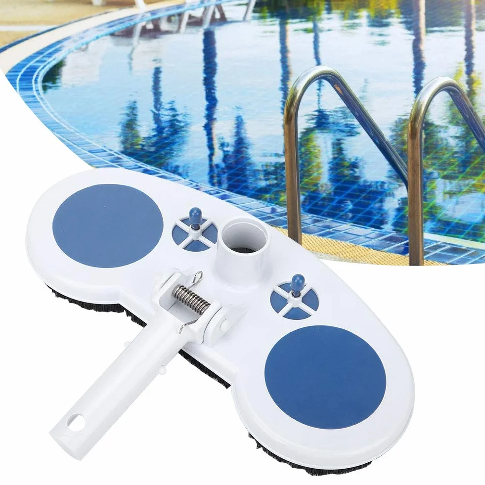 Cepillo de Limpieza de Piscinas, Kit Profesional de Limpieza de Piscinas de 13 Pulgadas Accesorio de Limpieza de estanques con Cabezal de succión de Piscina