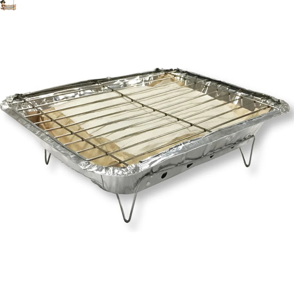 BricoLoco.com Barbacoa instantánea desechable de un solo uso para usar y tirar. ¡¡¡800 gramos!!!. Jardín, picnic, excursiones, camping. REGALO CERILLAS. (1)