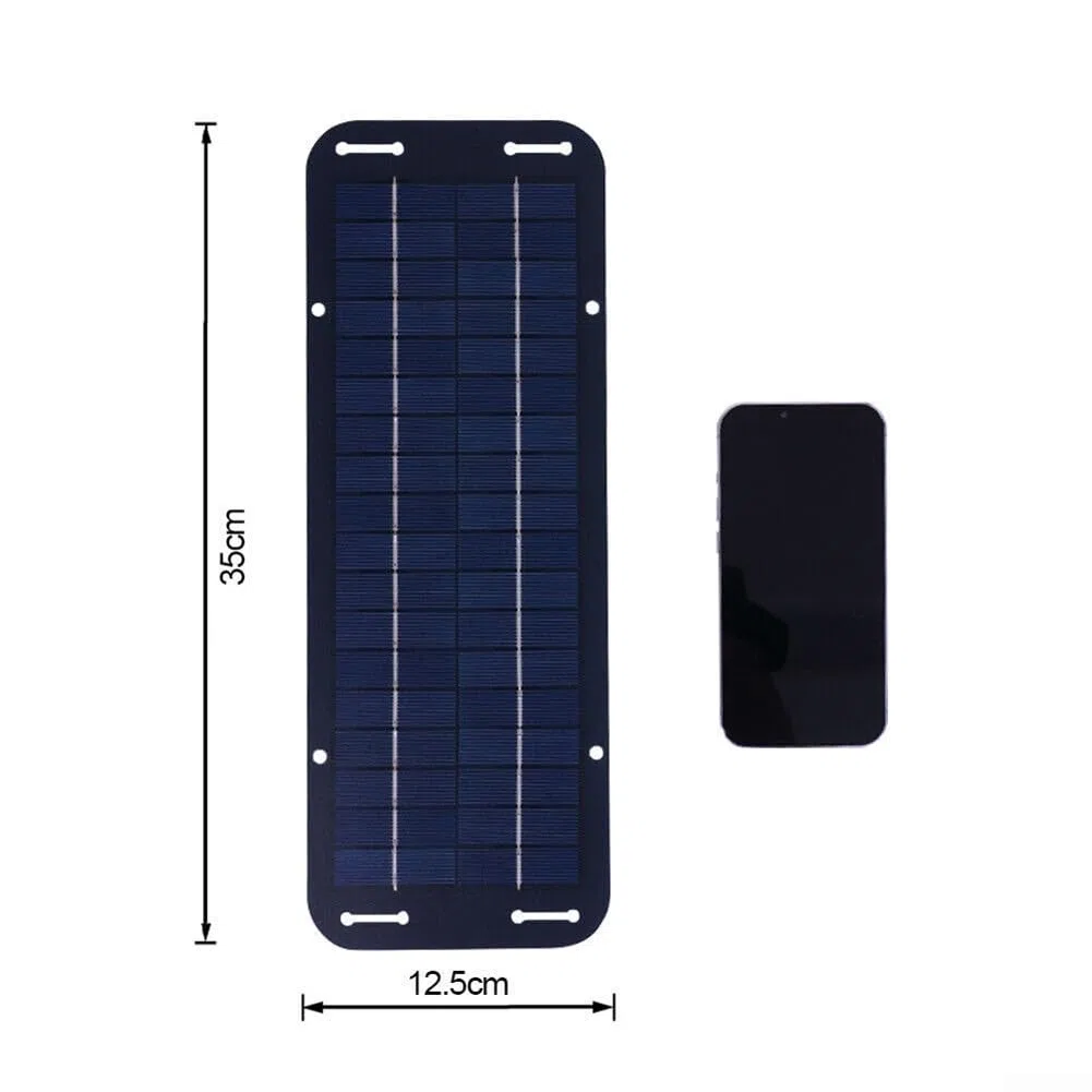 Batería solar de 30 W, cargador, mantenedor, 12 V, portátil, impermeable, panel solar, kit de carga por goteo para coche, barco, caravana, motocicleta