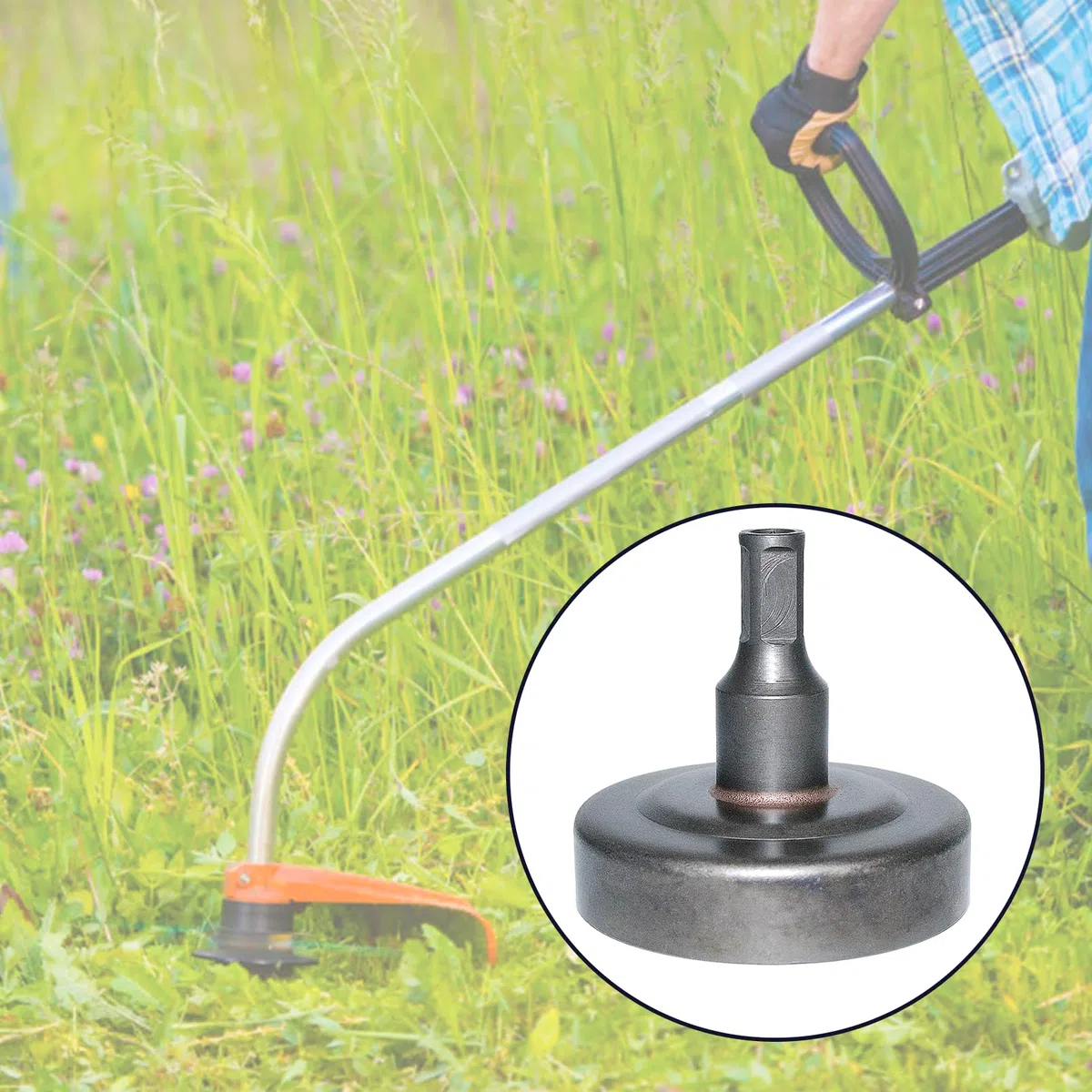 Kit de campana de embrague, para Stihl FS45, FS46, FS50C, FS55, FS56, FS70, HL45 y KM55, incluye conjunto de embrague, repuestos para cortacéspedes, reemplazo 41401602000 y 41401602909