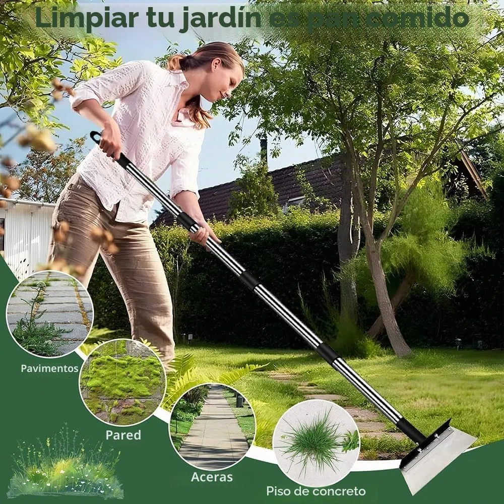 Pala de Jardín Multifuncional, Pala de Limpieza de JardíN con Mango 160 cm, Pala Plana de Acero Multifuncional, Pala de Limpieza de JardíN, para Plantas, Jardines, Granjas, Céspedes