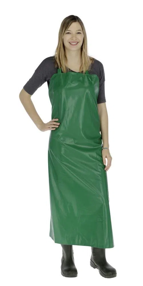 Kerbl Delantal ordeño y limp. verde 80 x 120