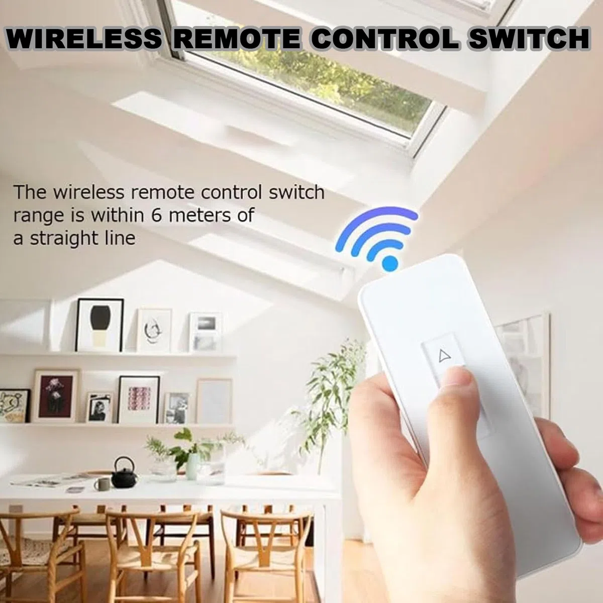 Abridor de ventana de cadena, actuador eléctrico de abridor de ventanas con interruptor de pared y control remoto, cadena de acero inoxidable para ventanas abatibles, tragaluces y ventilación de techo