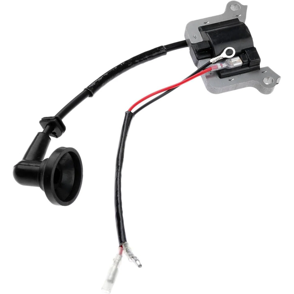 ZAMDOE Bobina de Encendido 40-5 43CC Reemplazo para 43CC 49CC 52CC 40-5 Desbrozadora de 2 Tiempos Cortacésped Motosierra Motor 44-5 CG430 CG520 BG430 Recortadora, con bujía