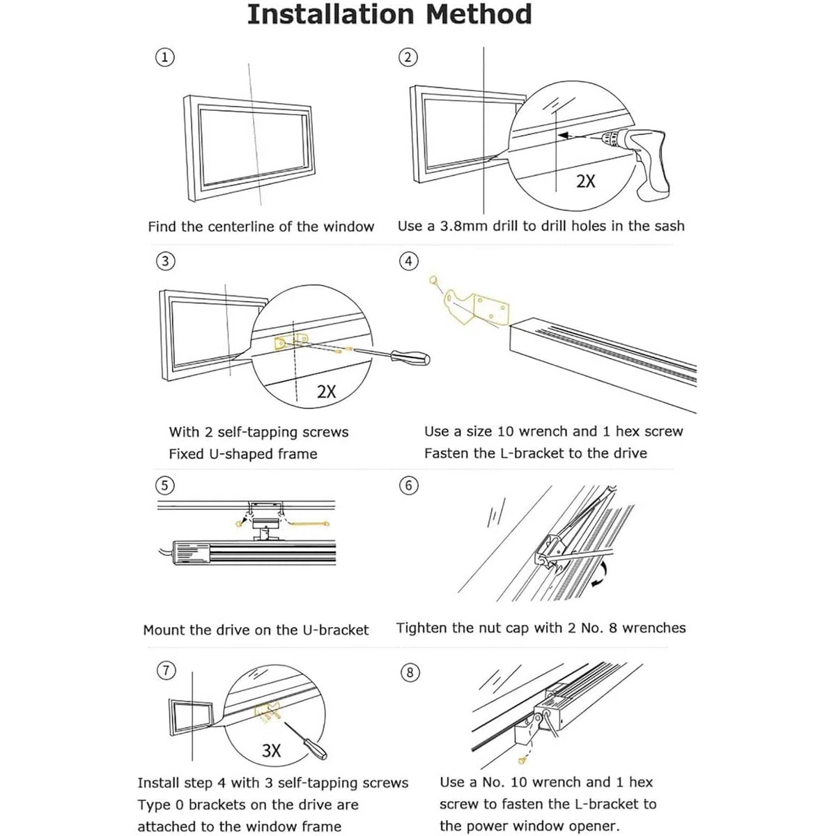 Abreventanas eléctrico automático con mando a distancia e interruptor de pared, carrera ajustable de 300-1000 mm para tragaluces, invernaderos, rejillas de ventilación de techo, actuador de cadena