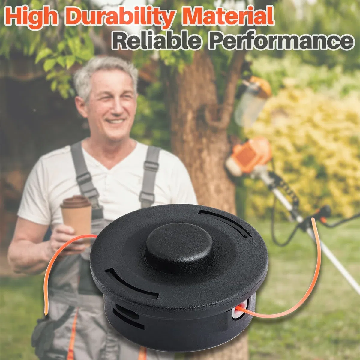 Autocut 25-2 Cabeza de Desbrozadora para STIHL, Cabezal de Corte Spool Compatible con Stihl FS44 FS55 FS56 FS74 FS80 FS85 FS90 FS120 FS130 FS240 FS250 FS260 Cortacésped