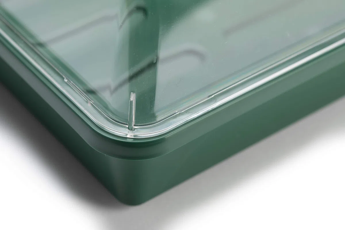 EarlyGrow MPL50031/P - Propagador Mediano con Tapa Resistente a roturas para germinación de Semillas y Crecimiento de Plantas, 38 x 24 x 18 cm, Color Verde