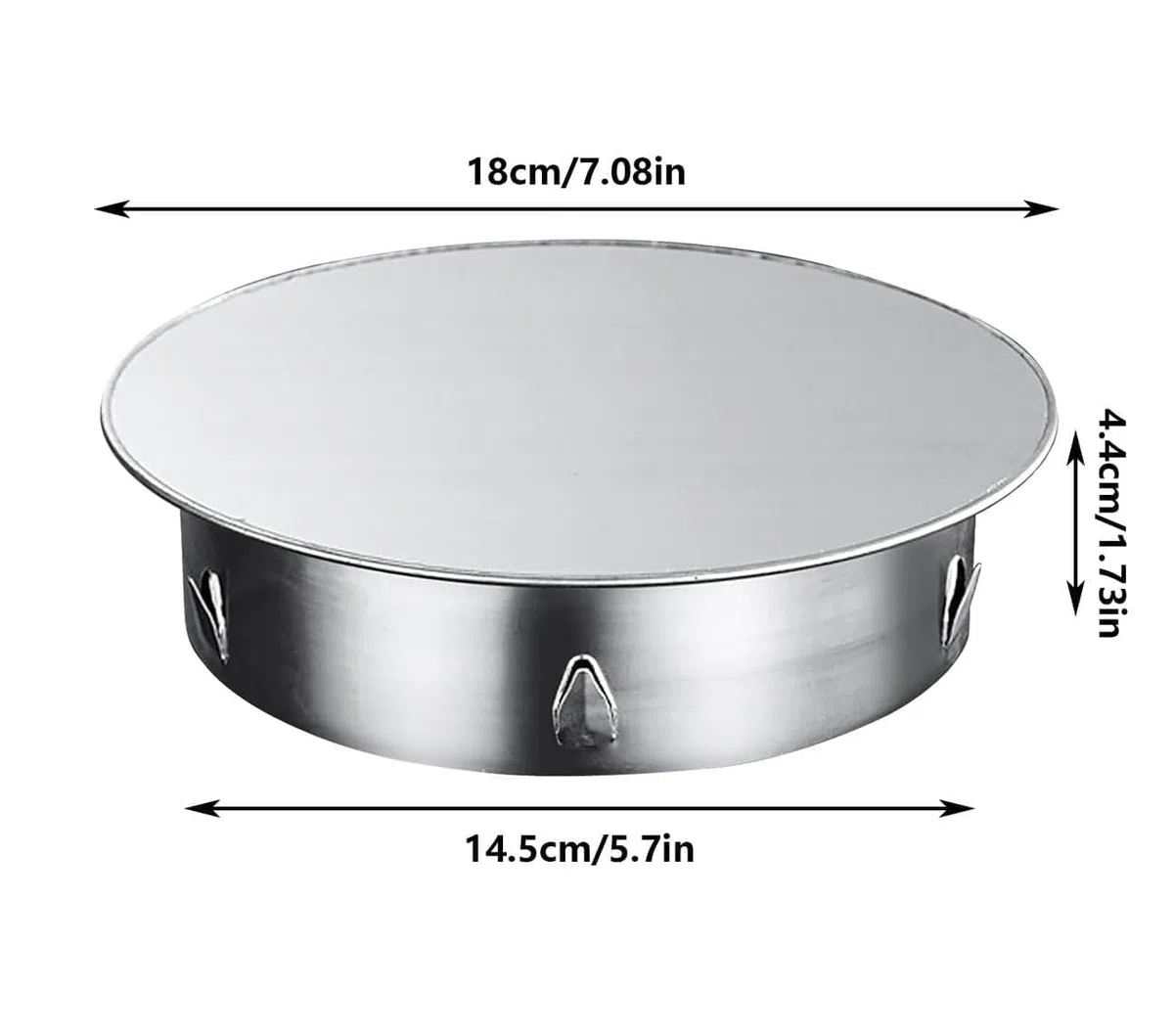 Tapa para tubo de chimenea,150mm,Cubierta para tubo de horno,Tapa para Tubo de Chimeneas,Cubierta Chimenea de Acero Inoxidable, Cubierta para tubo de estufa,Geeignet für Balkone,Küchen usw.