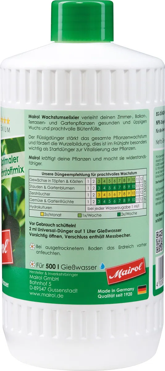 Mairol 2100 - Fertilizante para Hierbas (líquido)