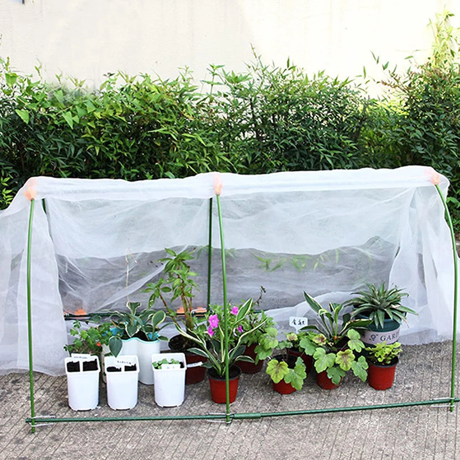 2 x 10M Plasticos para Invernaderos Transparente - Espesar Polietileno de Efecto Invernadero de Plastico Película Transparente de Protección Las Plantas Láminas Jardín