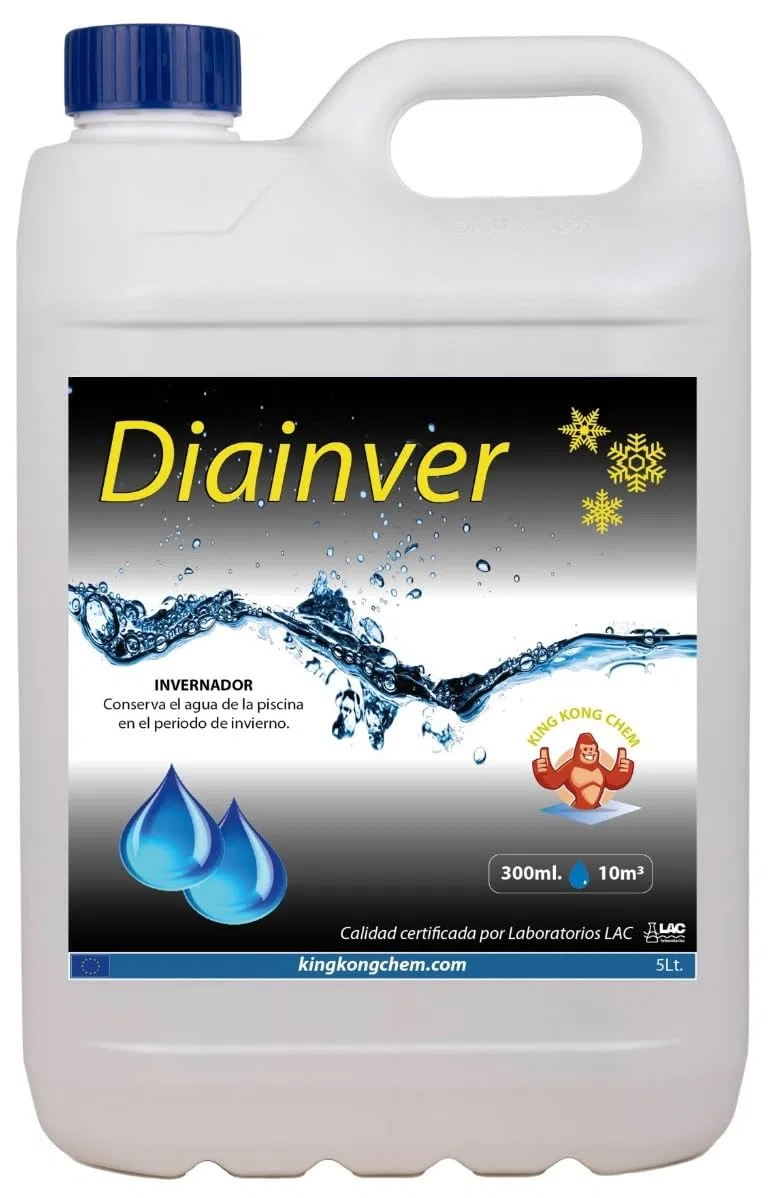 DIAINVER 5 litros - Potente invernador con Cobre para Piscinas Que no Sean de Liner
