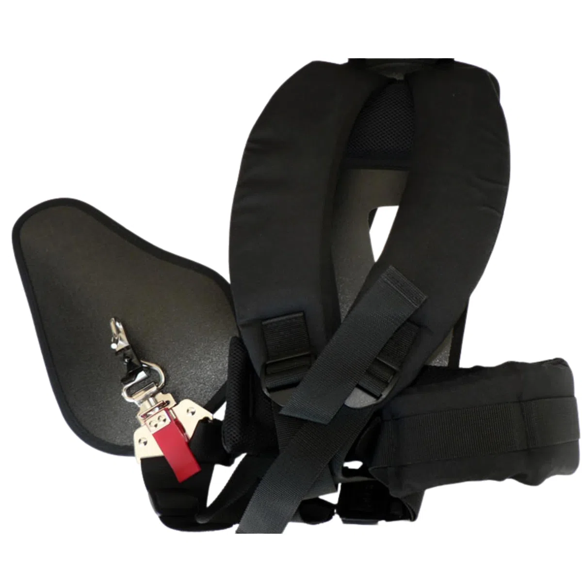 Synergy Arnés Triple para Desbrozadora – Ergonómico, Ajustable y Reforzado – Distribución de Peso Equilibrada – Compatible con Todas Las Marcas
