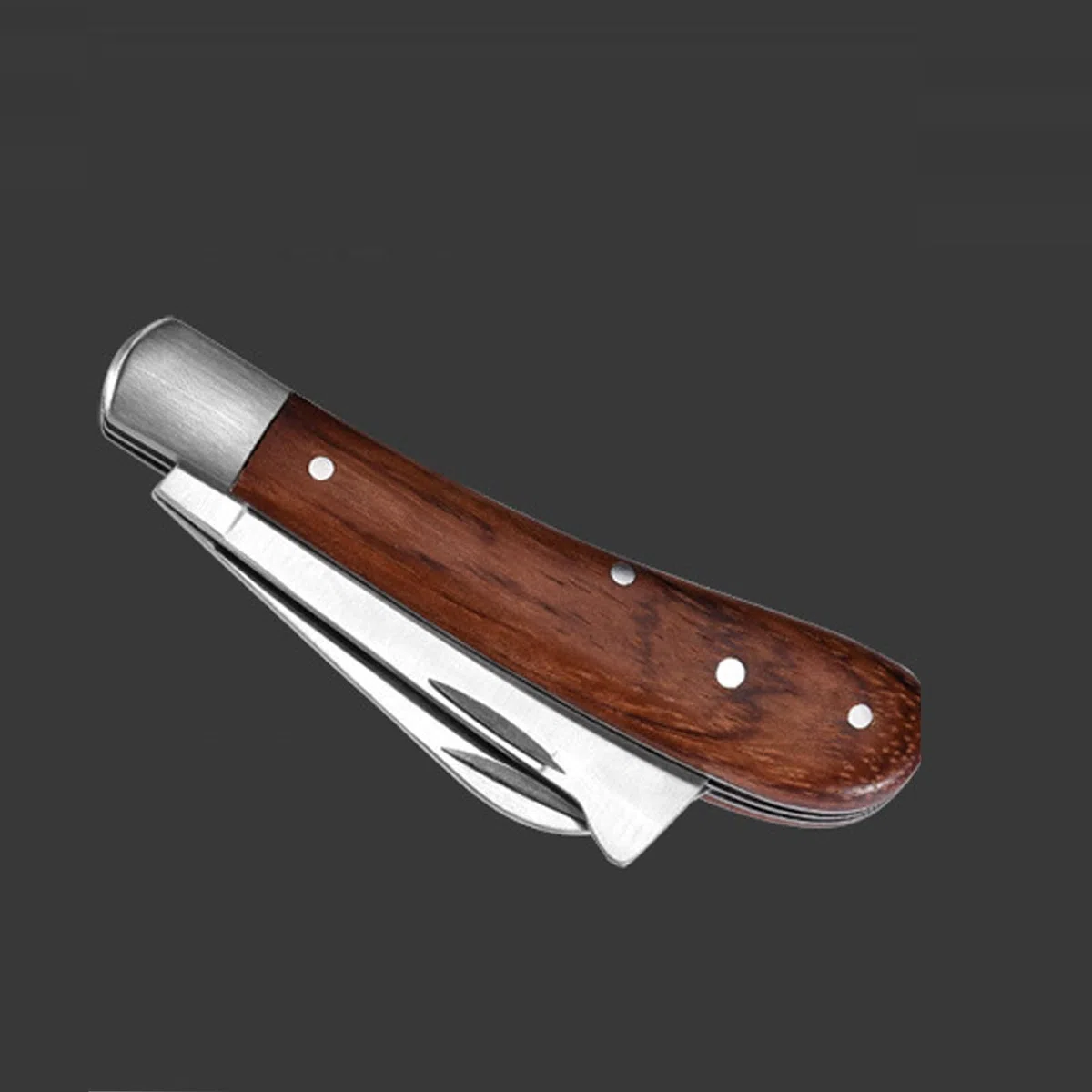 Cuchillo de Injerto, Cuchillas Dobles para Injerto, Cuchillo de Jardín, Cuchillo de Injerto de Acero Inoxidable, Cuchillo para Jardinería, para Injertar Malas Hierbas, Arbustos y Ramas