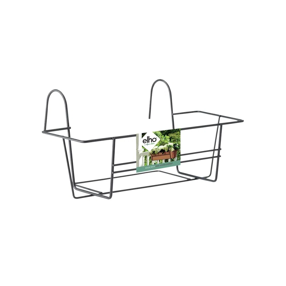 Elho Green Basics Balcony Rack 80 - Anthracite - Exterior & Balcón - L 27 x A 80.2 x A 21.4 cm