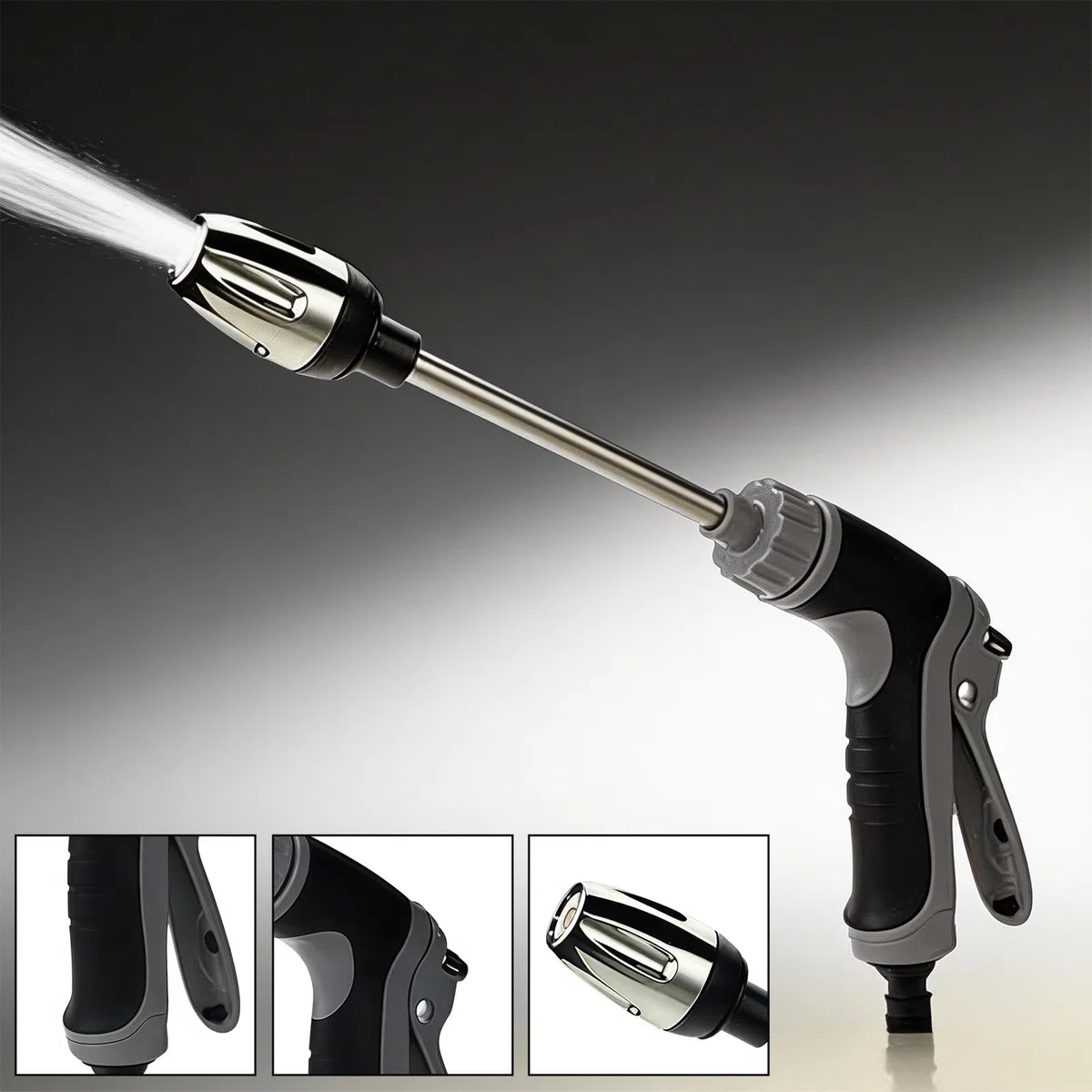 Jetterix Pressure Washer, Lavadora a Presión, Tres Niveles de Presión Ajustables, para Coche Terraza y Jardín (1Set)