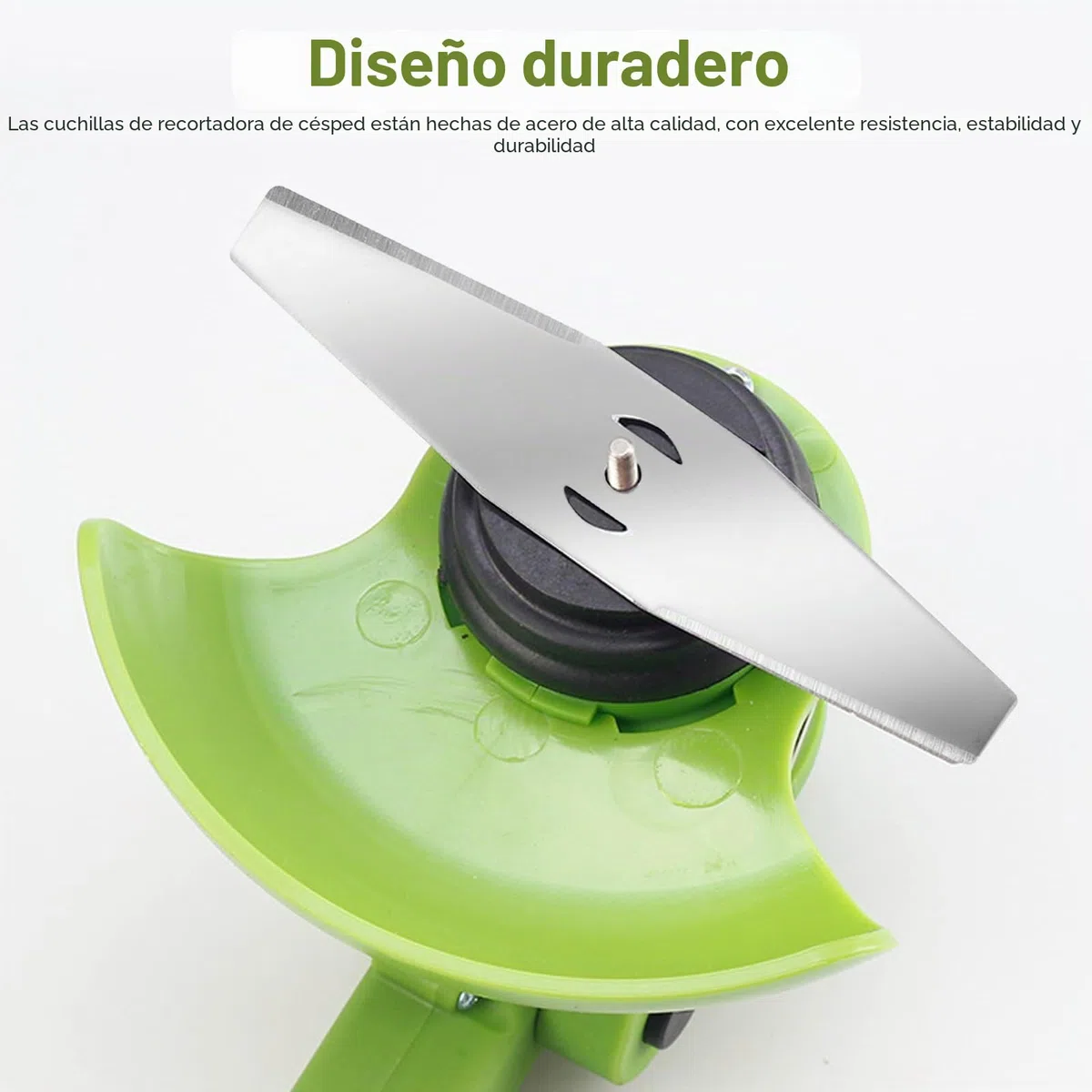 24 cuchillas de repuesto para cortacésped, desbrozadora, cuchillas de repuesto de metal, cuchillas de repuesto