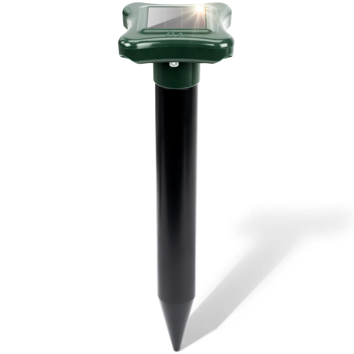 Gardigo® Repelente Hormigas | con Panel Solar | Antihormigas Exterior con Vibraciones en el Suelo de 600 Hz | Alcance de 700 m² | Impermeable IP56 | Anti Hormigas | para Jardín y Plantas en Maceta