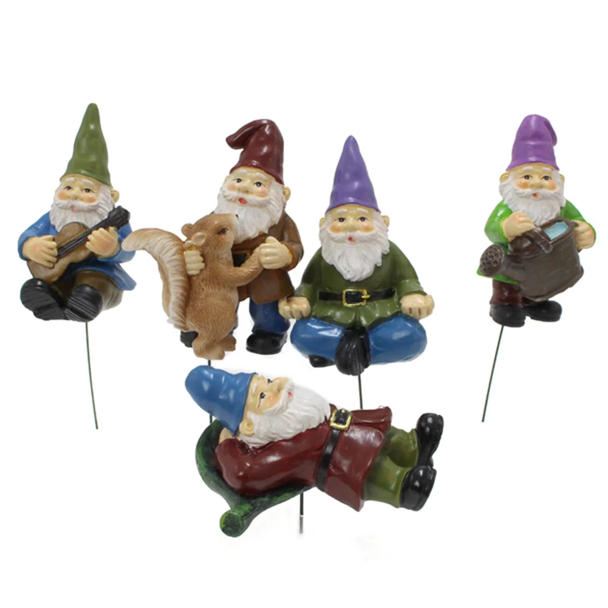 WEITING figuras jardín enano en miniatura | Figuras y accesorios para macetas al aire libre o patio decoración
