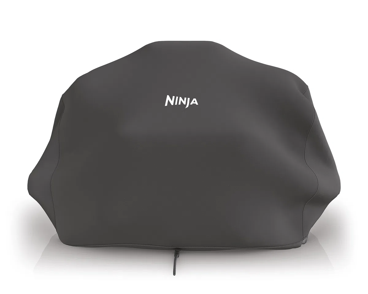 Ninja Woodfire funda para Parrilla eléctrica de exterior (OG701/751), accesorio oficial Ninja, resistente al agua, tejido antidecoloración, negro, XSKCOVEREUUK