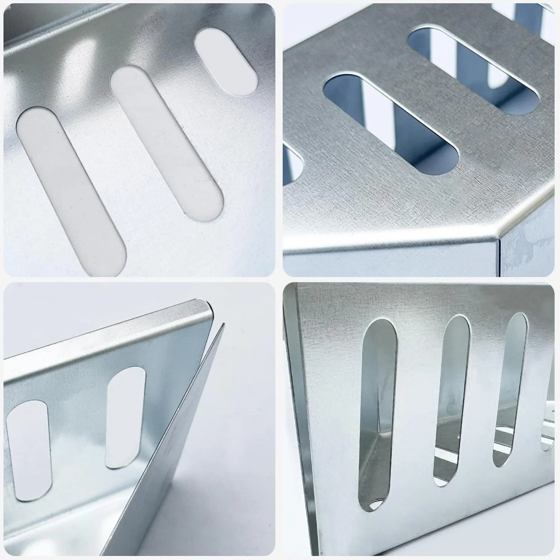 2PCS Cestas Para Carbón, Calor Directo e Indirecto Para Grill Hervidor de 39 cm, Soporte de Combustible de Carbón Para Piezas, Fácil de Limpiar, Se Puede Superponer Para Almacenar