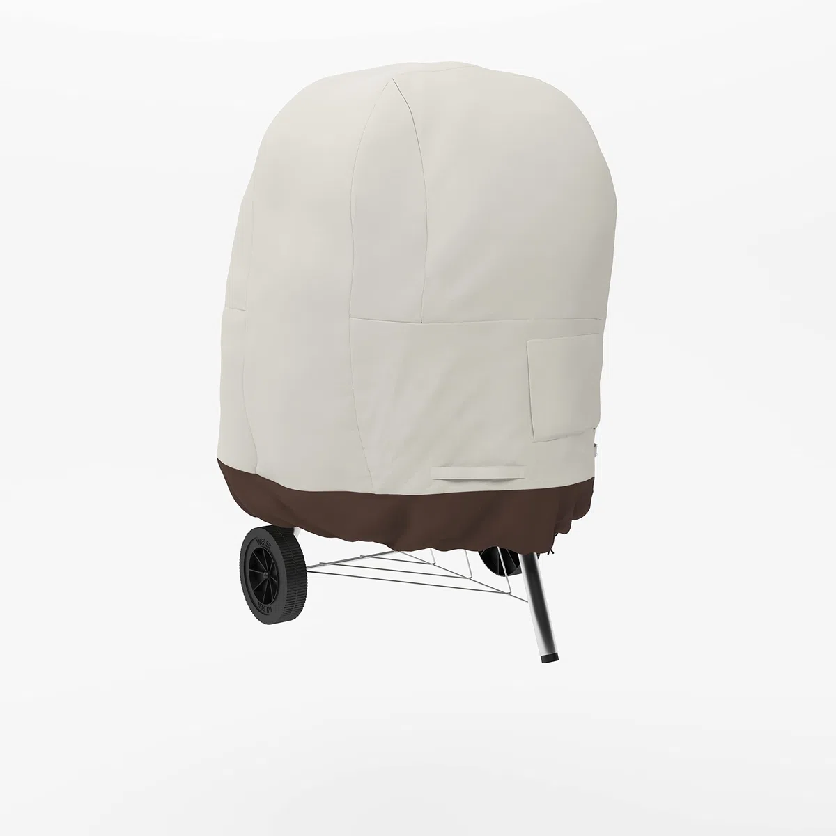 Amazon Basics Funda protectora para barbacoa, blanco, 67 cm de diámetro