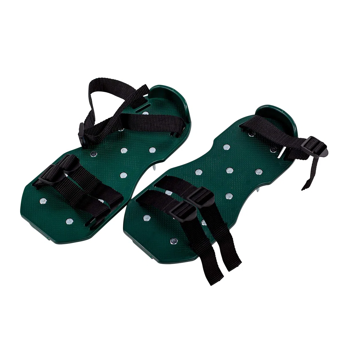 UPP Zapatos aireadores de césped I Suelas escarificadoras, airea el césped del jardín con Facilidad I Bases Ajustables con Clavos para Zapatos, aireación en Patio y jardín (30 x 13 x 6cm, Clavos 5cm)