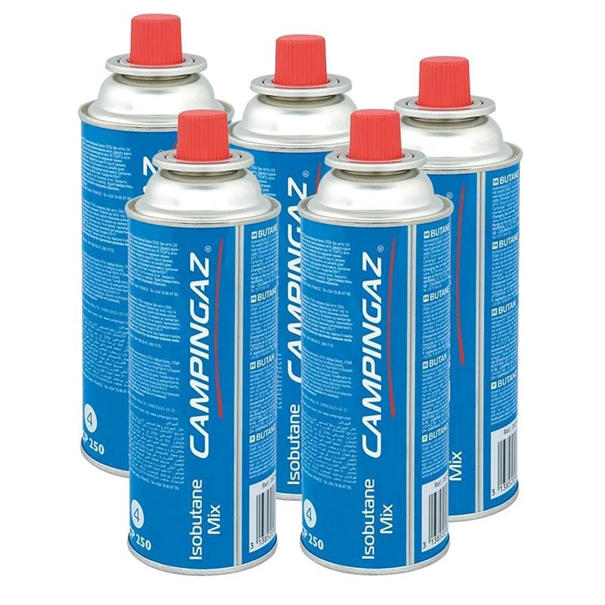 Campingaz Válvula de gas cartucho CP 250 – 450 ml isobutane Mix (5 unidades)