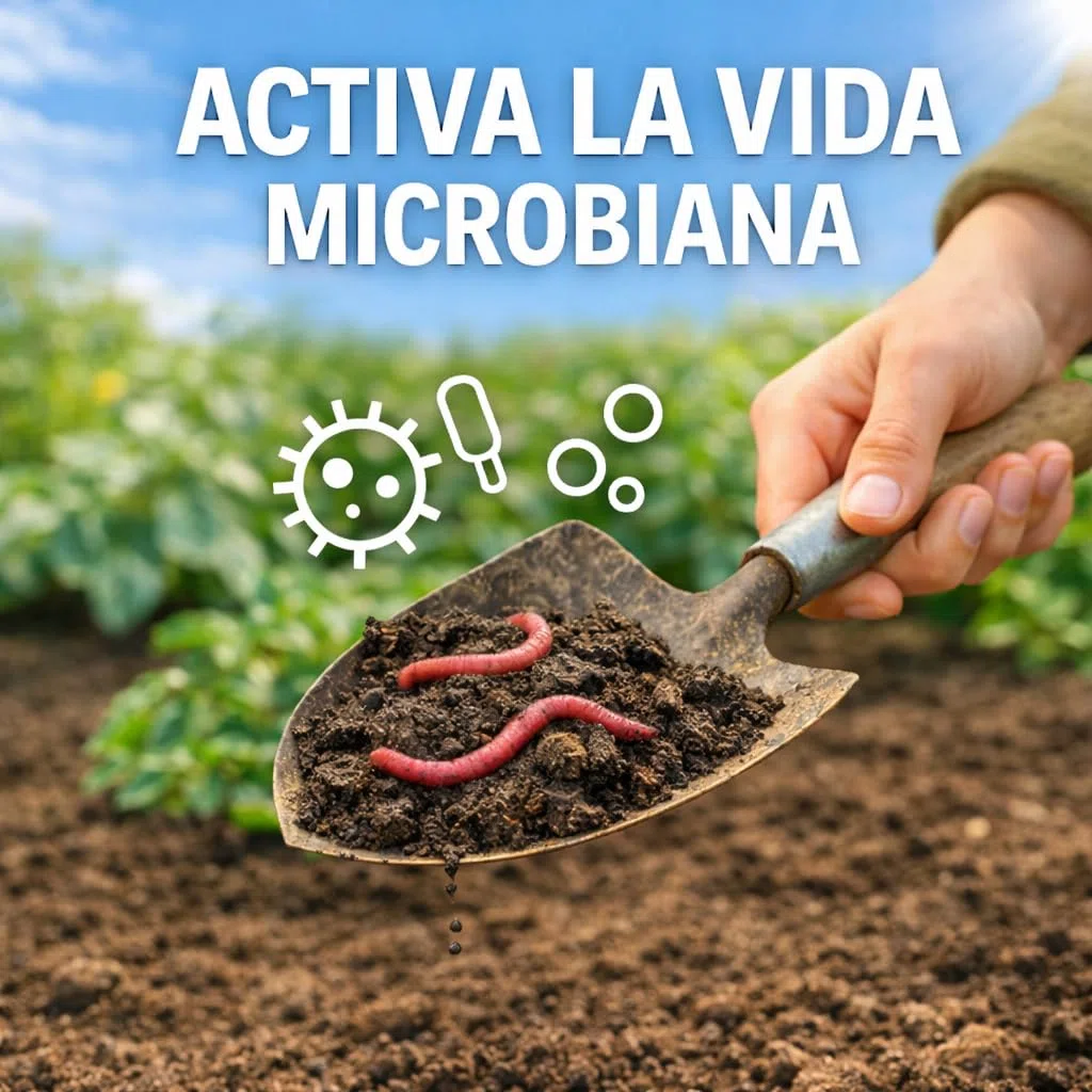 Fertigoo® Abono Huerto Líquido con Extra de Potasio 2L Orgánico 100% | Ideal para Crecimiento, Floración, Engorde de Hortalizas y Fructificación de Árboles