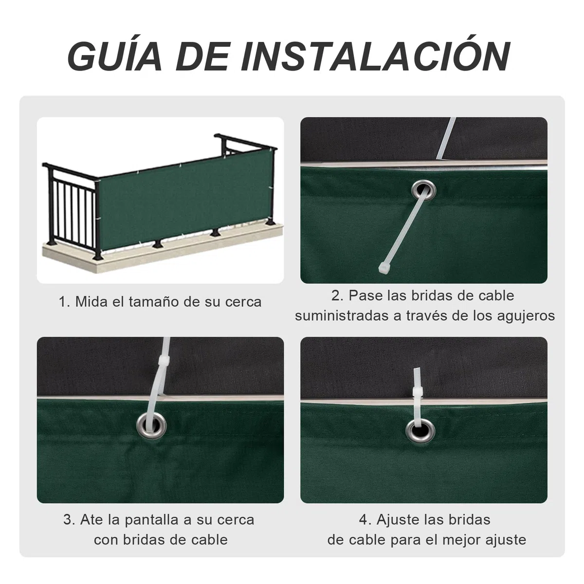 LOVE STORY Pantalla de Privacidad para Balcón 70x800cm,Impermeable Tela PES,Toldo con Ojales, Protección UV, Ideal para Jardín, Piscina y Barandillas,Antracita Oscuro