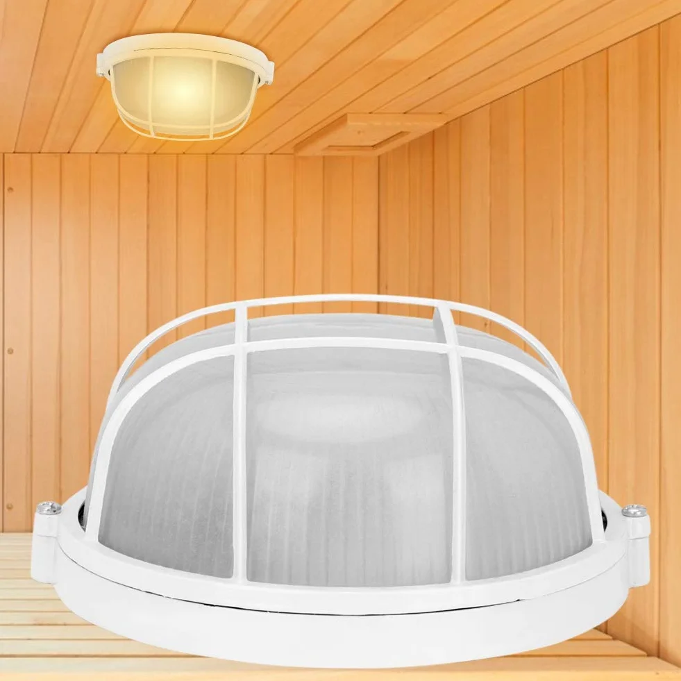 Lámpara de sauna, Luz de Sauna Anti-Alta Temperatura, lámpara de luz a Prueba de explosiones de Sauna Luz antiniebla para Sala de Vapor para Uso en baño