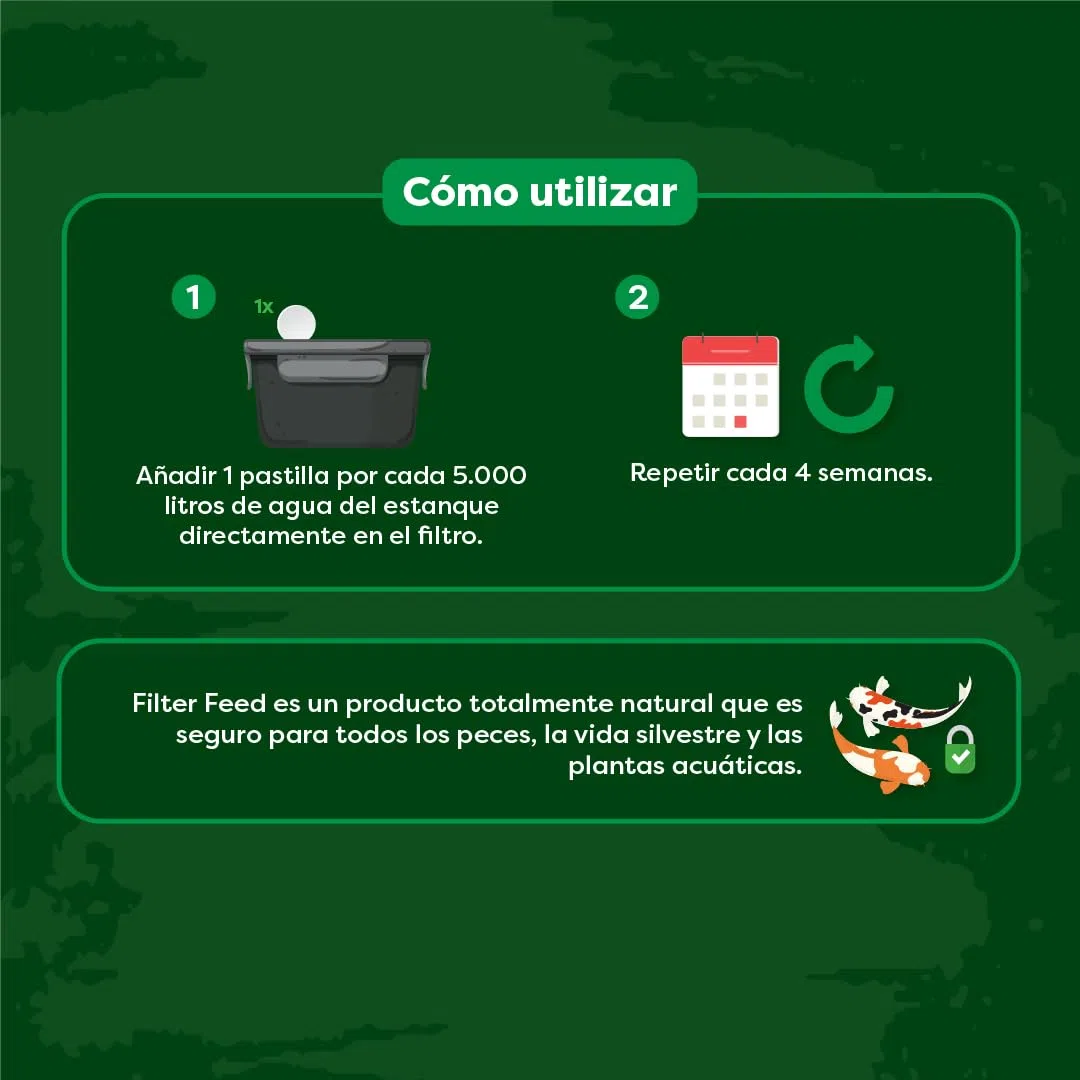 Envii Tratamiento Bacterias para Filtros Estanque - Mejora la Salud del Estanque y Reduce el Mantenimiento del Filtro - Trata 20.000 litros