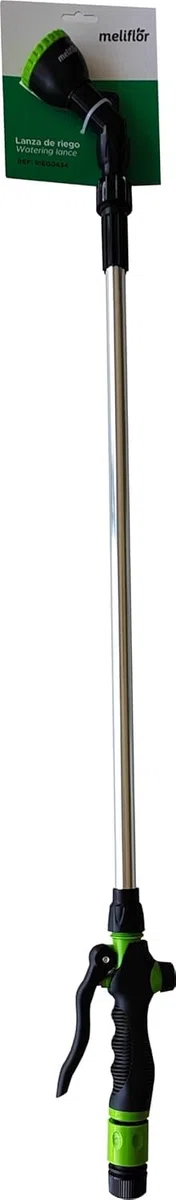 Lanza de riego Meliflor extensible (hasta 1,5 metros), con gatillo y válvula de ajuste para el paso del agua
