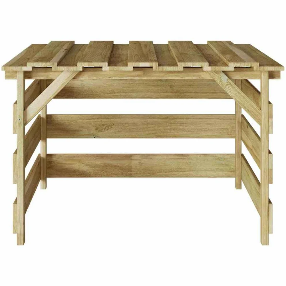 Cortacésped garaje de madera de pino impregnada marrón, 84 x 80 x 56 cm, cobertizo de jardín, cobertizo de jardín, resistente a la intemperie, para almacenamiento y almacenamiento en