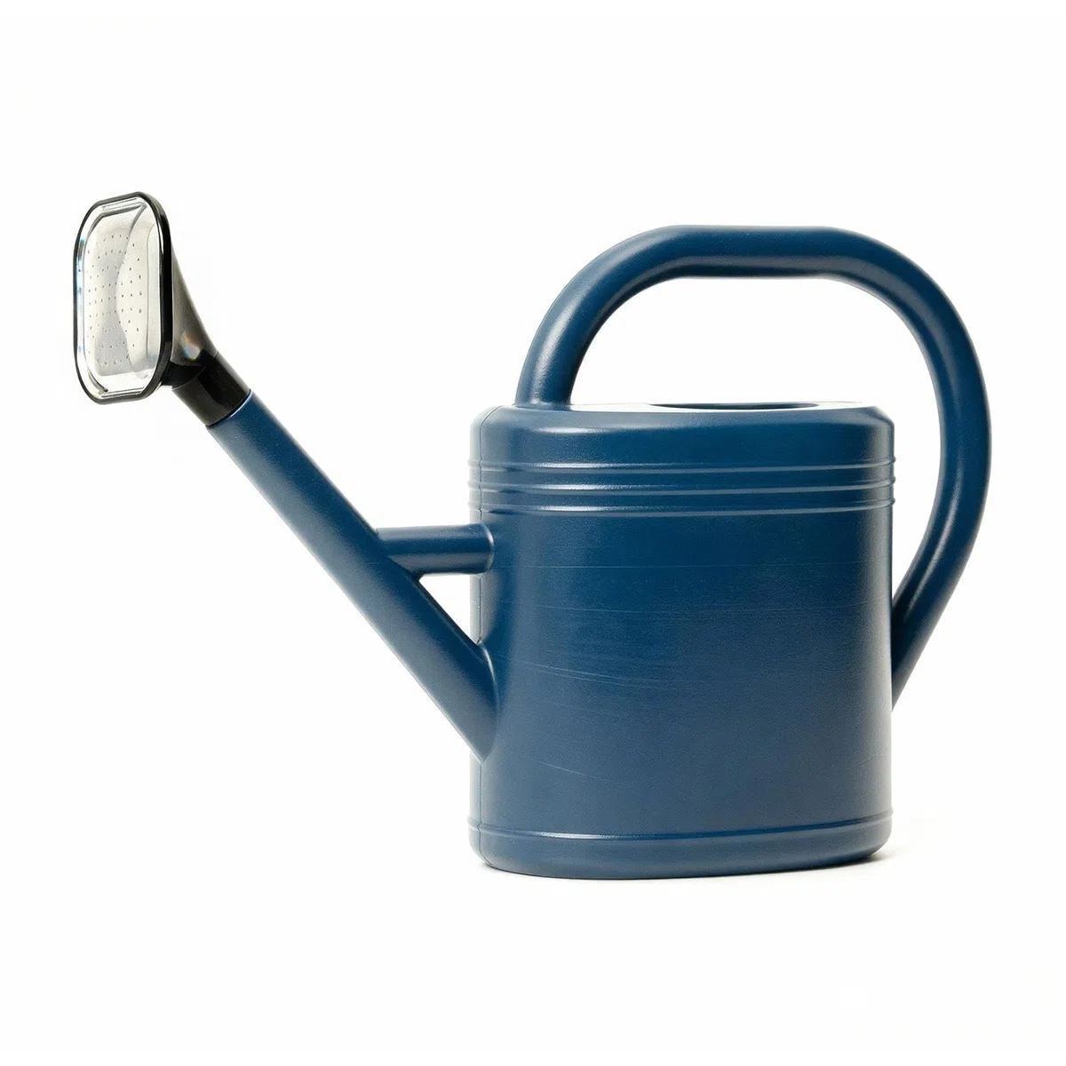 Bamworld Regadera 3 litros para Plantas de Interior y Exterior, con Boquilla Extraíble y Pitorro Antigoteo, Hecha de Plástico Reciclado Azul