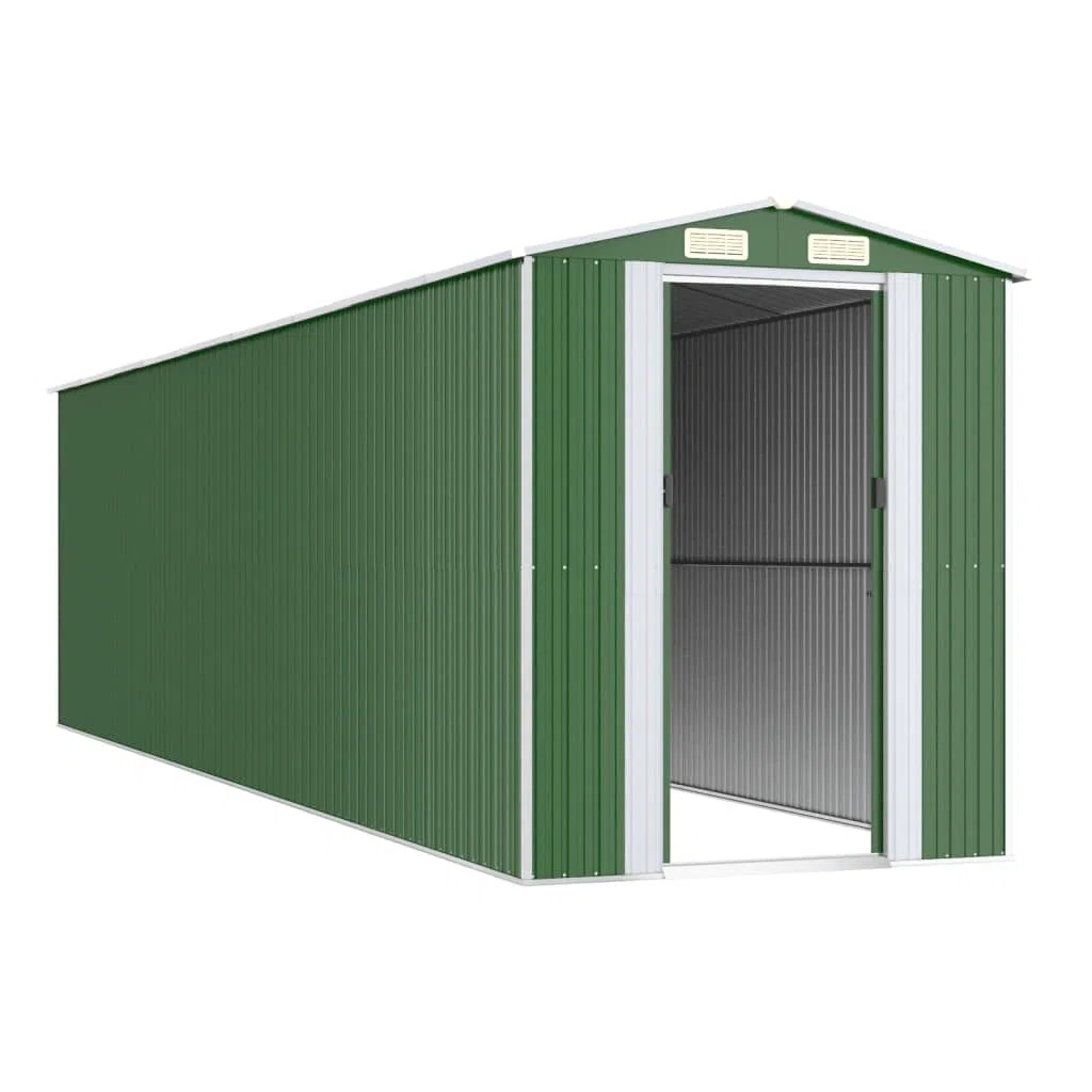 Caseta para electrodomésticos, 192 x 772 x 223 cm, acero galvanizado, color verde