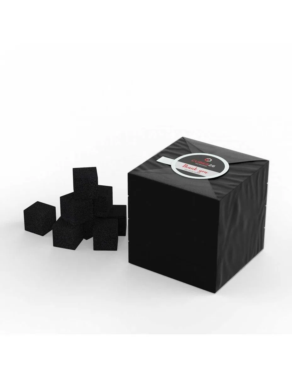 BLACKCOCO's 2KG de Carbón Natural para Shisha y Barbacoa - Briquetas de Carbón de Coco Hookah y Barbacoa - Carbón para Shisha y Barbacoa con Largo Tiempo de combustión