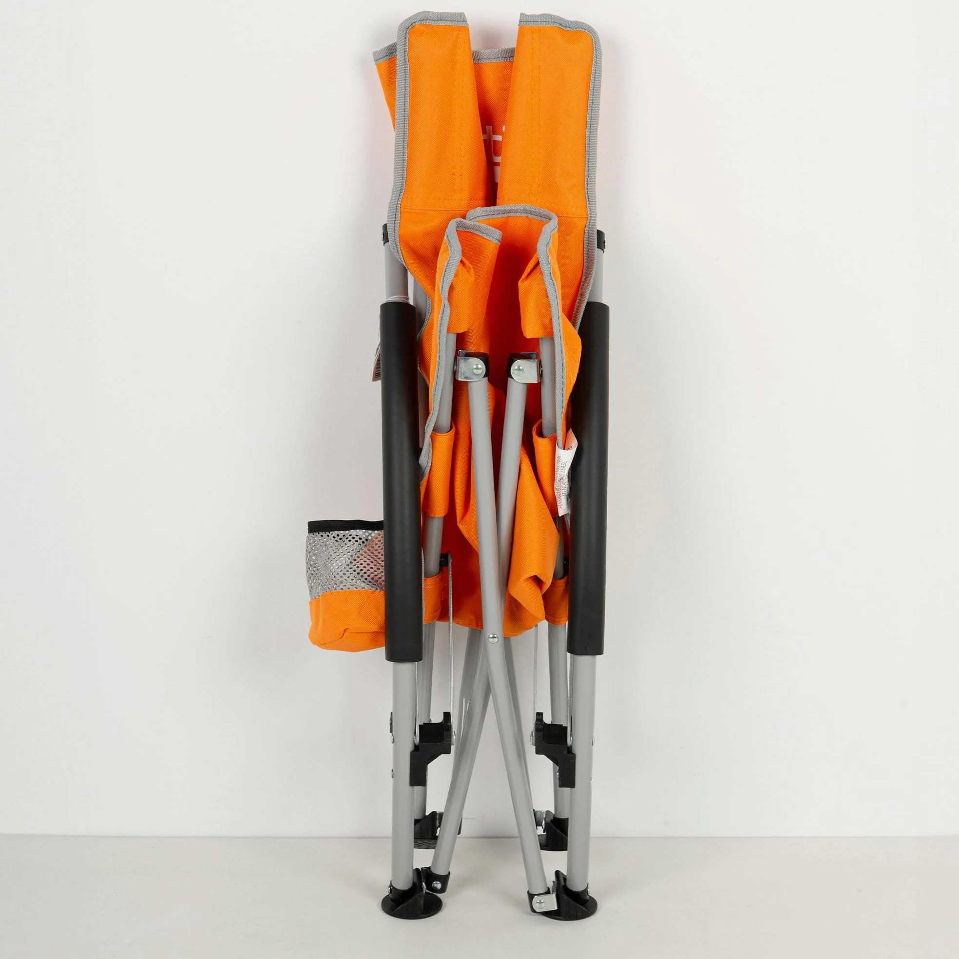 AKTIVE Silla plegable de playa, Tejido poliéster y estructura acero, Azul, Medidas 50 x 51 x 67 cm, Máx. 110 kg, Respaldo transpirable, Incluye funda y posavasos, Ligera y fácil de transportar (62636)