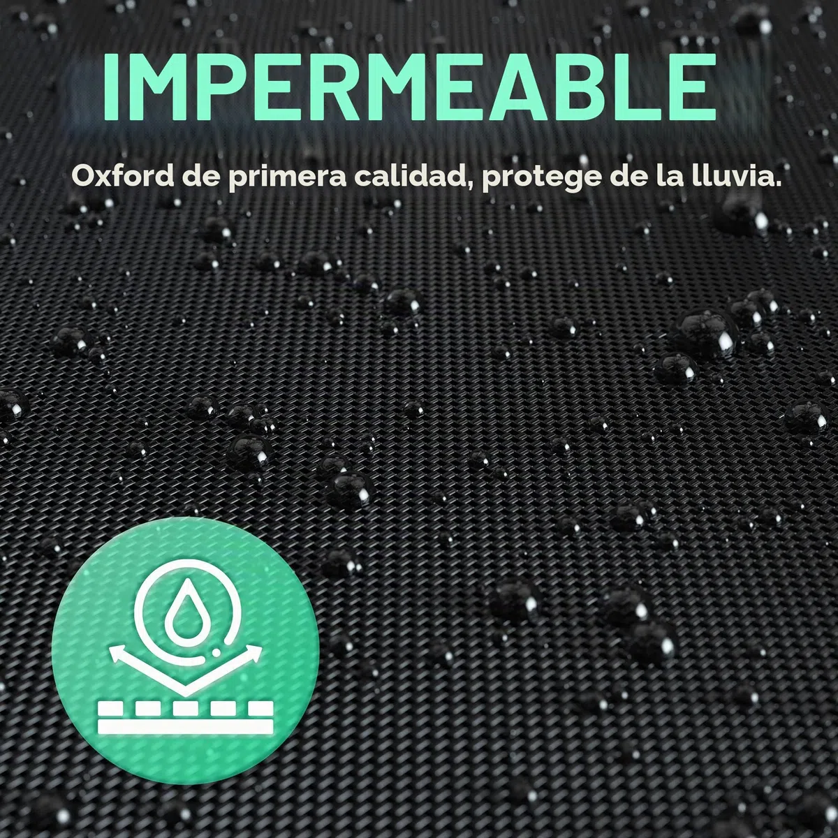 Funda Protectora de Barbacoa Exterior Impermeable, Cubierta de la Parrilla, Anti-UV 210D Oxford Tela Resistente al Agua Viento Lluvia Nieve Polvo (145 x61 x117)