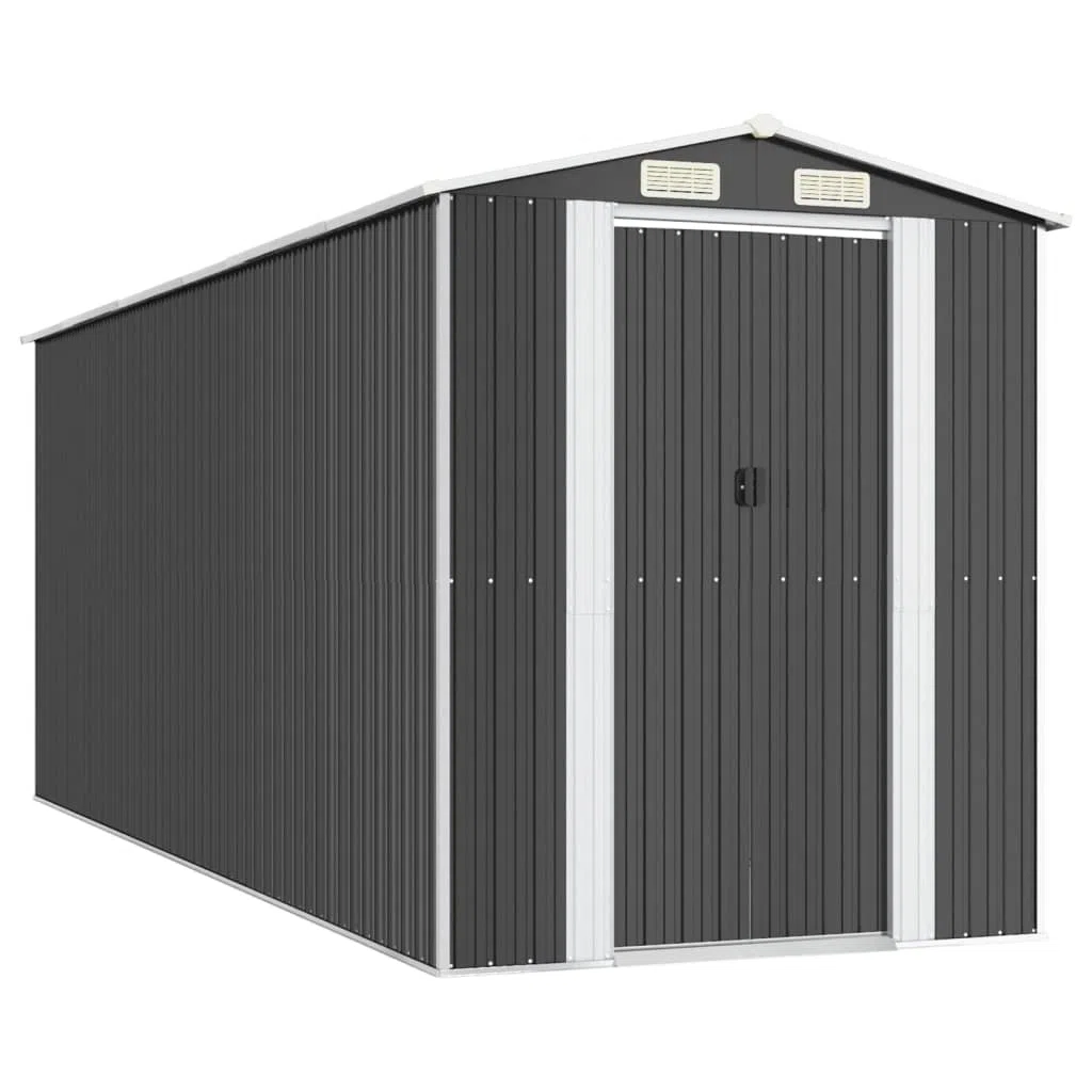 Caseta para electrodomésticos, color antracita, 192 x 523 x 223 cm, acero