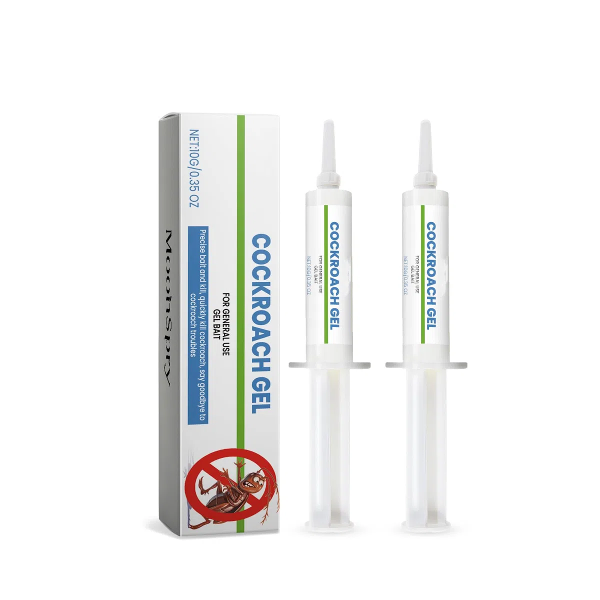 Trampa Anti Cucarachas Interior Discreta,Gel para Eliminar Cucarachas,Cebo Profesional Potente Anticucarachas Gel,2PC