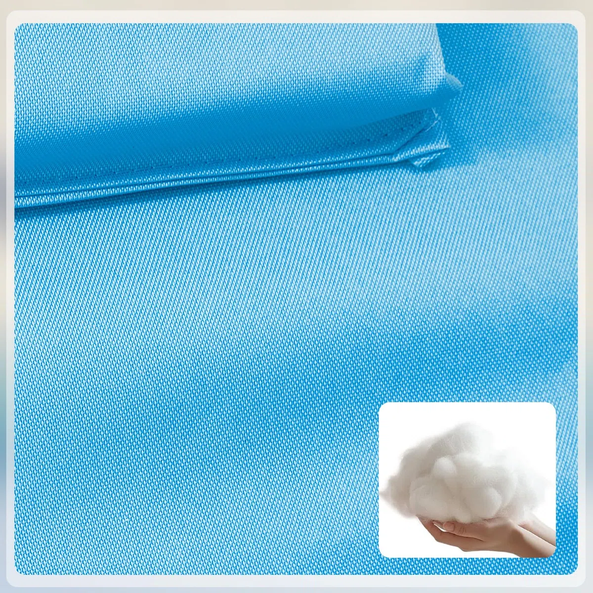 LARMNEE Tumbona de Playa con Respaldo Ajustable, Colchoneta Acolchada, Tumbona Plegable para Tomar el Sol con Almohada y Bolsa, Silla Portátil para Playa y Jardín, Tela de Oxford, Azul EBU01TY02